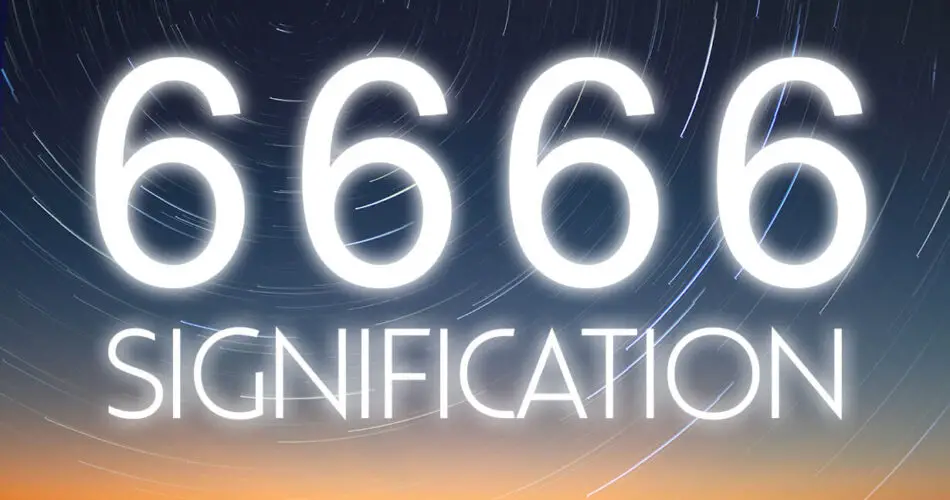 nombre 6666 signification amour